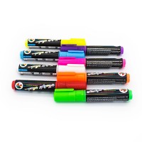 Indelible ink pen fluorescent marker pen for white board liquid chalk pens