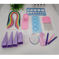 Quilling Tools Kit DIY Paper Craft Crimper Comb Ruler Pins Border Buddy Set