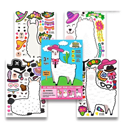 Hotsale Kids cartoon Design DIY christmas Halloween Festival sticker book  Educational toy Set