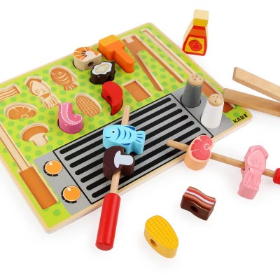 2020 Hot Selling Fruits/Dessert Educational Kitchen Wooden Cutting Toys For Kids