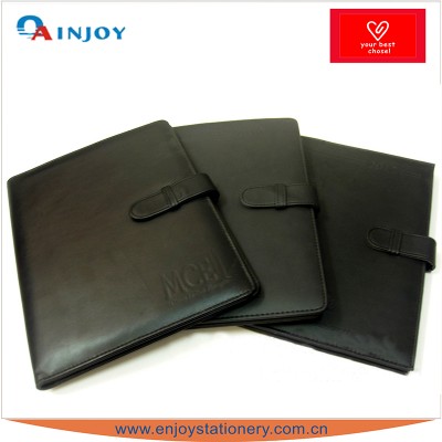 PU leather portfolio folder with Note Pad