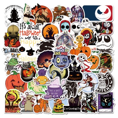 Halloween ghost scare style PVC stickers Kids decoration fashion educational set